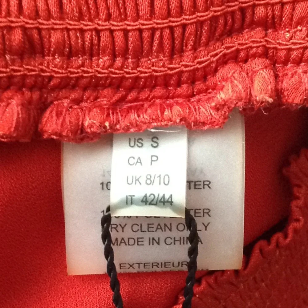 🔴 Elie Tahari - Smocked Waist / Dotted Maxi Skirt - Picture 6 of 8